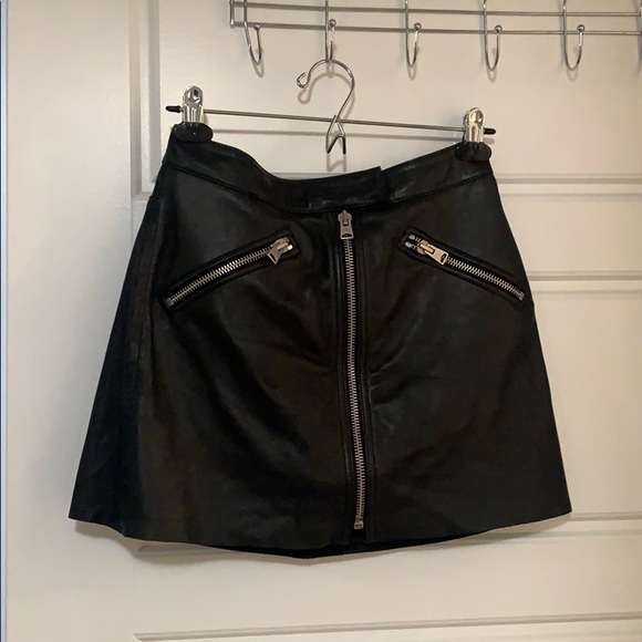 All Saints Dresses & Skirts - ALLSAINTS Leather Skirt